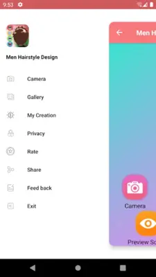 Men Hairstyle Design android App screenshot 0